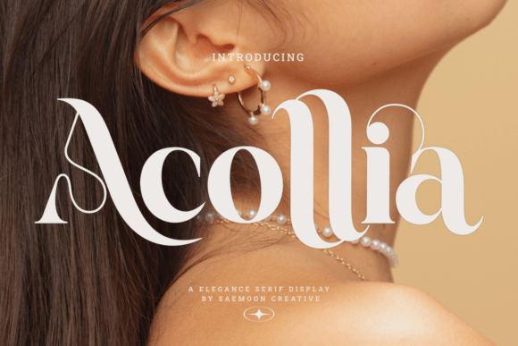 Acollia: A Serif Typeface That Elevates Handmade Design