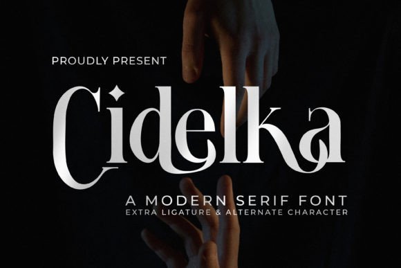 Cidelka: A Refined Serif Font for Distinctive Brand Identity