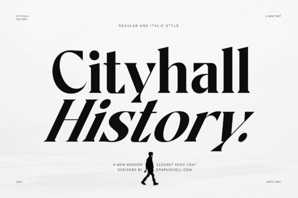 City Hall History: A Serif Font for Editorial Depth