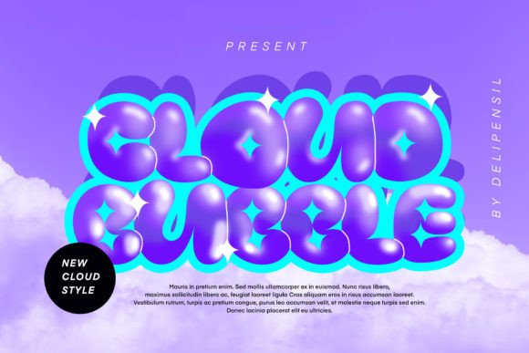 Cloud Bubble: A Modern Display Typeface for Editorial Impact