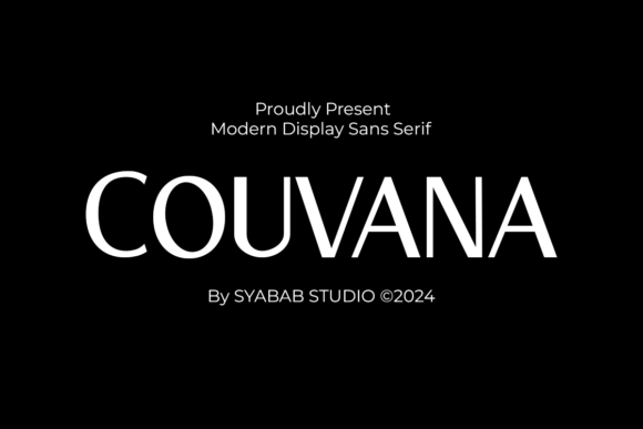 Couvana: A Modern Sans Serif Font for Handmade Brands