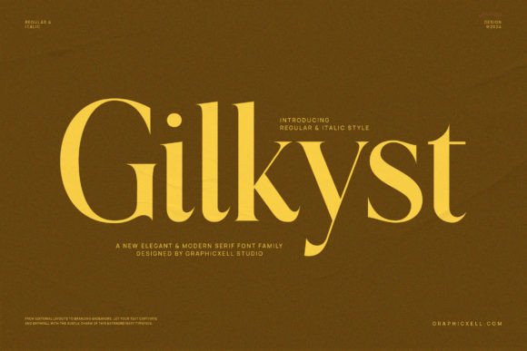 Gilkyst Serif Typeface for Scroll-Stopping Brand Content