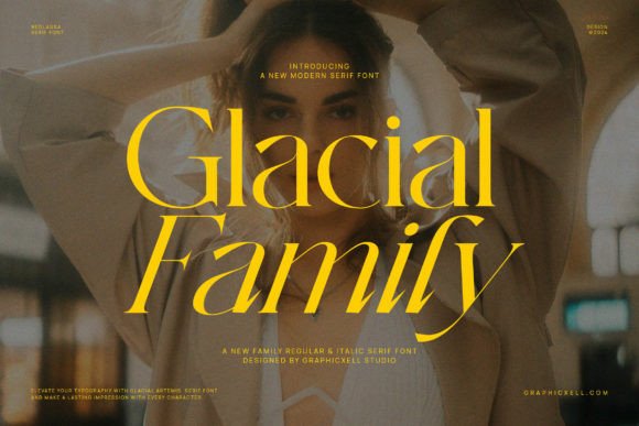 Glacial Family: A Serif Font That Anchors Meaning