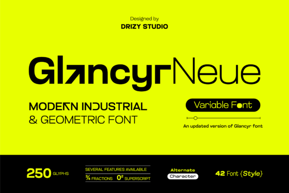 Glancyr Neue: A Modern Sans Serif for Campaign Clarity
