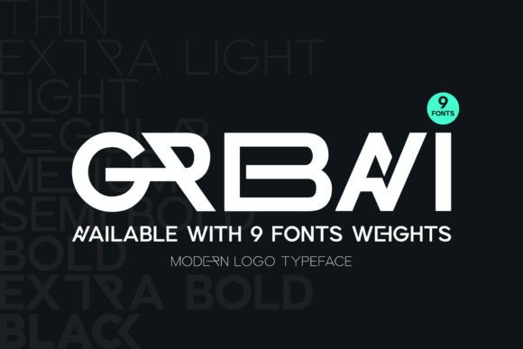 Grebavi Modern Logo Typeface: Clean, Confident & Craft-Ready