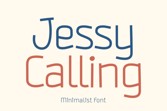 Jessy Calling: A Minimalist Sans Serif Font for Digital Clarity
