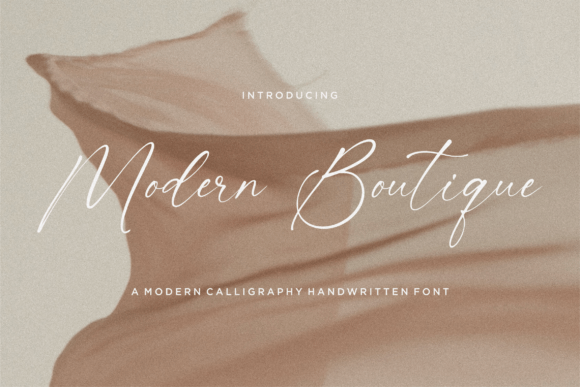 Modern Boutique: A Refined Script Font for Digital Branding