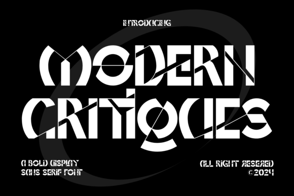 Modern Critiques: A Sans Serif Font That Breathes With Your Content