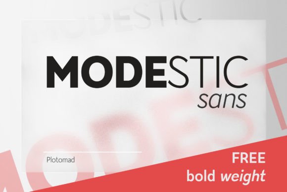 Modestic Bold: A Polished Serif Font for Small Business Branding