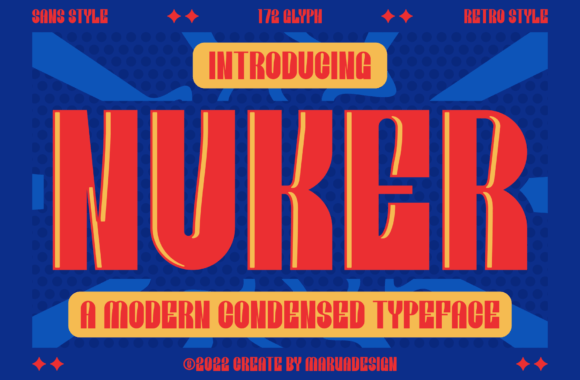 Nuker: A Sleek Sans Serif Font for Modern Web Design