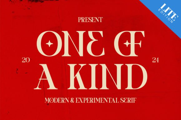One of a Kind: A Modern Experimental Serif Typeface for Real Brand Work