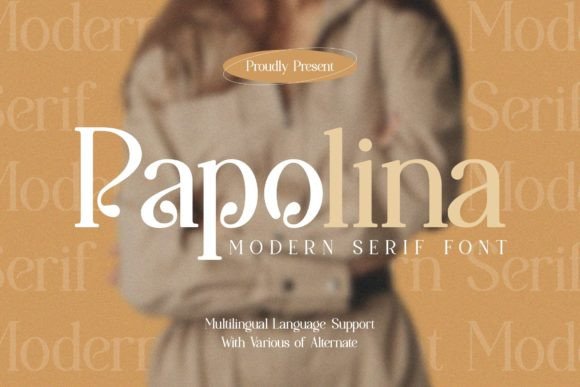 Papolina: A Modern Serif Font That Elevates Digital Branding