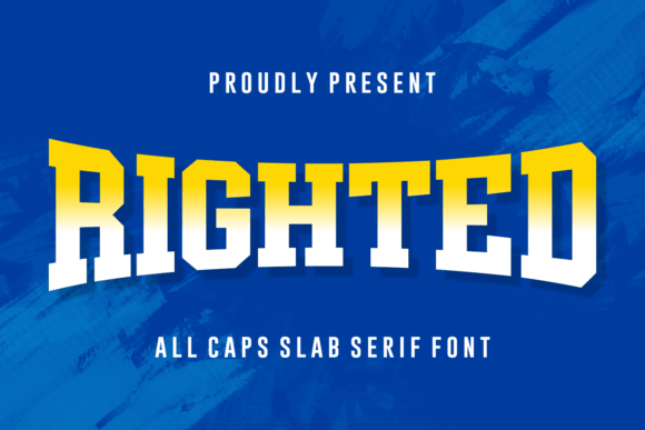 Righted: A Slab Serif Font Built for Scroll-Stopping Impact