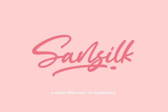 Sansilk: A Modern Script Font for Digital Branding