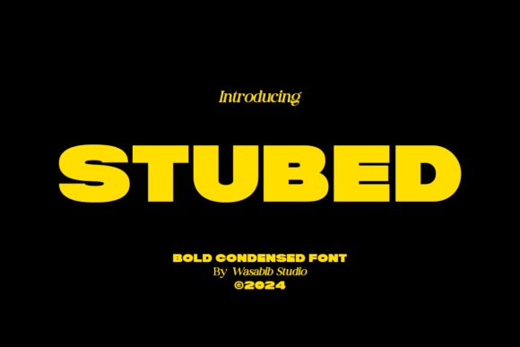 Stubed: A Bold Sans Serif Font for Scroll-Stopping Brand Content