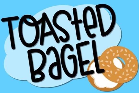 Toastied Bagel: A Playful Sans Serif Font for Scroll-Stopping Campaigns