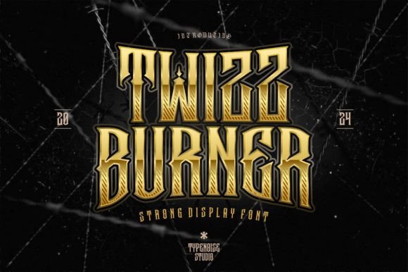 Twizz Burner: A Gothic Blackletter Font That Commands Attention