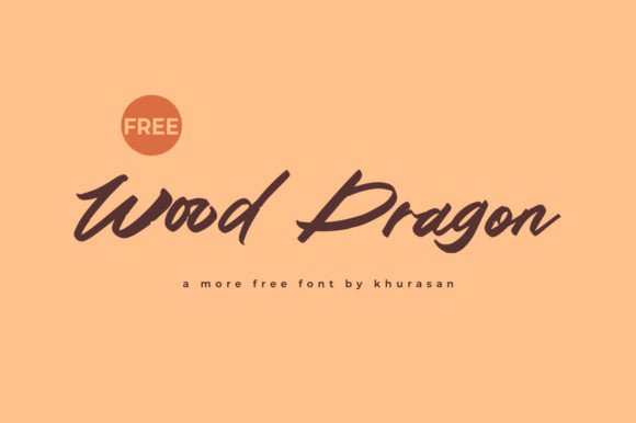 Wood Dragon: A Modern Script Font That Elevates Real Small Business Branding